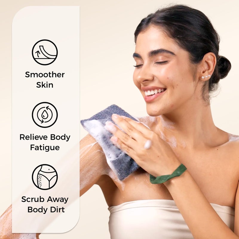 ZOMCHI 3 Pack Exfoliating Soap Bag, Body Scrubber Sponge, Soap Savers for Bar Soap, Soap Bar Pouch for Deep Exfoliation - Image 5
