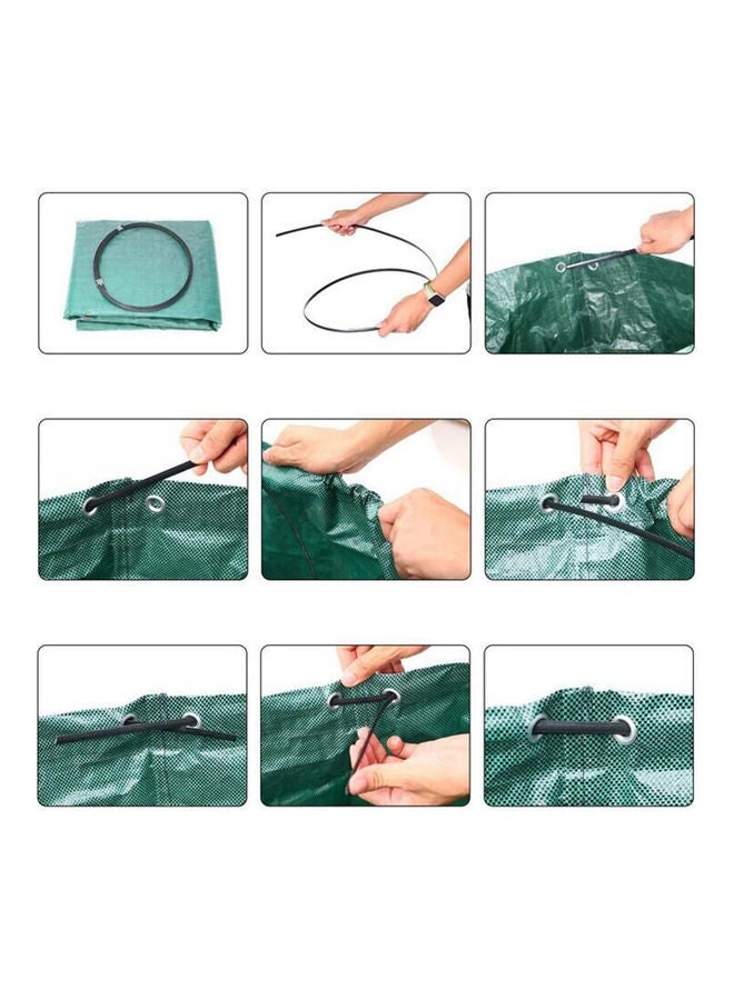 NIBEMINENT Reusable Garden Waste Bag Green 300L - Image 4