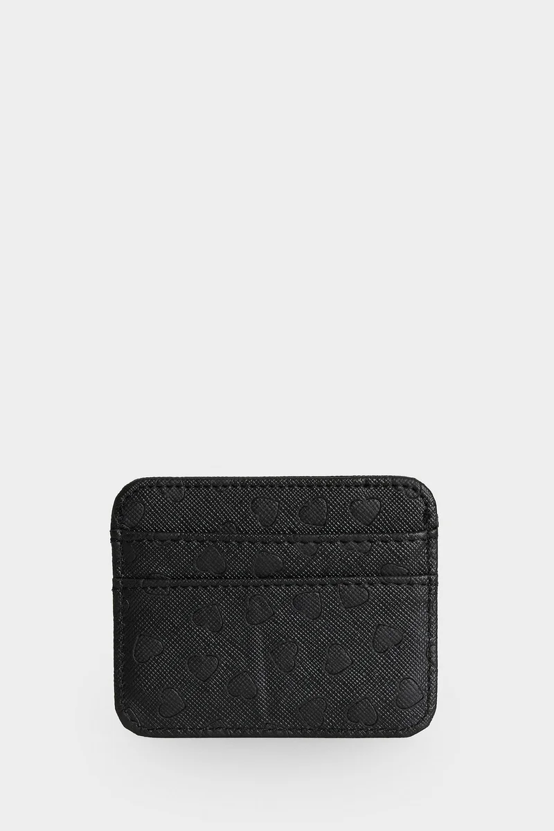 Woman Faux Leather Business Card Wallet