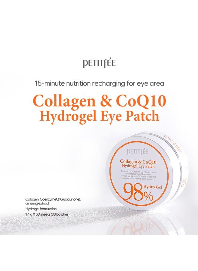 Petitfee Collagen & CoQ10 Hydrogel Eye Patch, 60 Patches - Image 2