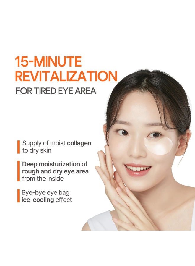 Petitfee Collagen & CoQ10 Hydrogel Eye Patch, 60 Patches - Image 3