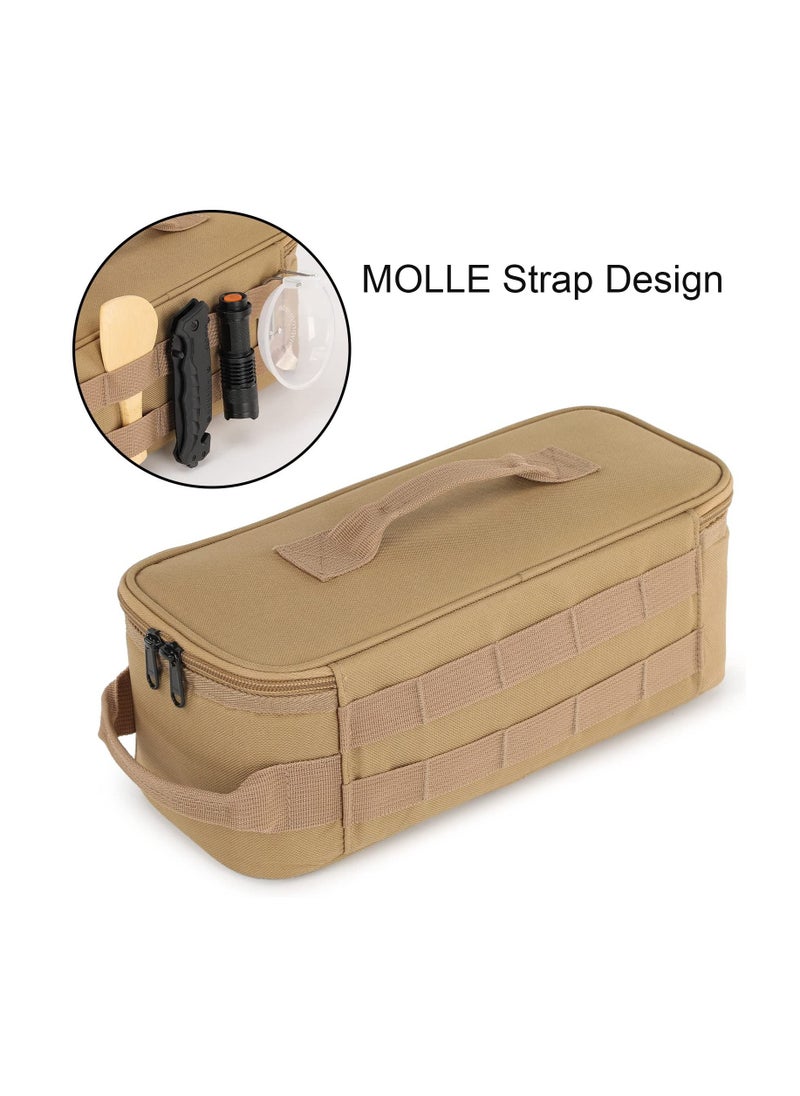 Excefore - Molle Pouches, Tactical Camping Storage Bag, Camping Storage Bag with Handles, Portable High Capacity Tactical Pouch for Camping Hiking Travel  Camping, Trunk Organizer - Image 1