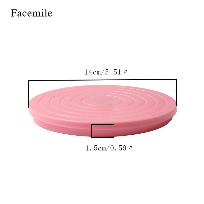 Cake Turntable Baking Turntable Rotating Cake Decorating Table Pp Plastic Decorating Tools Cake Decorating Turntable - Image 1