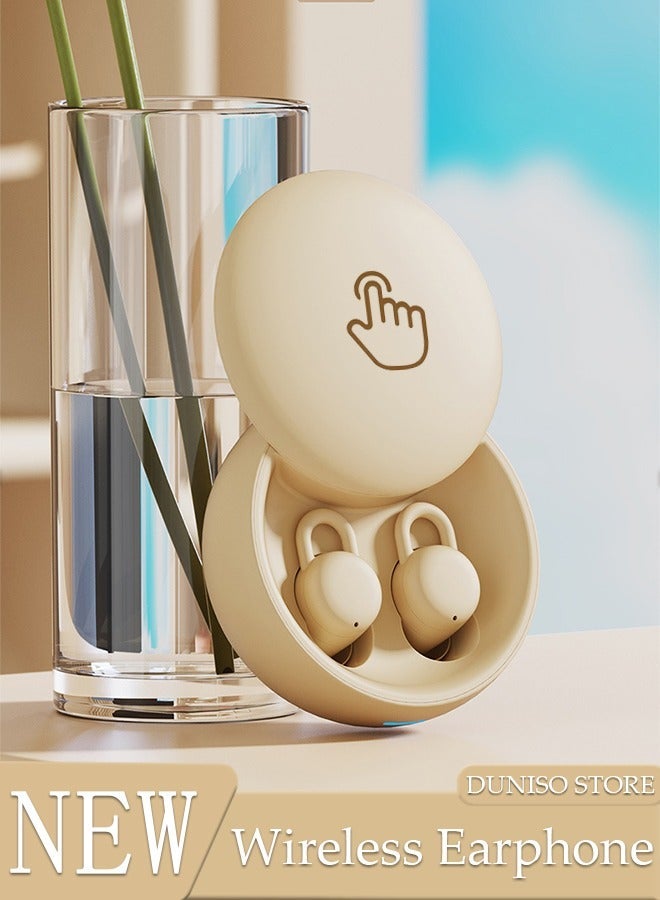 DUNISO Wireless Headphones Bluetooth 5.3 In Ear Noise-cancelling Earphones with Wireless Charging Case Portable Handle and Touch Control Sweatproof Earphones for Running Sport Gym - Image 1