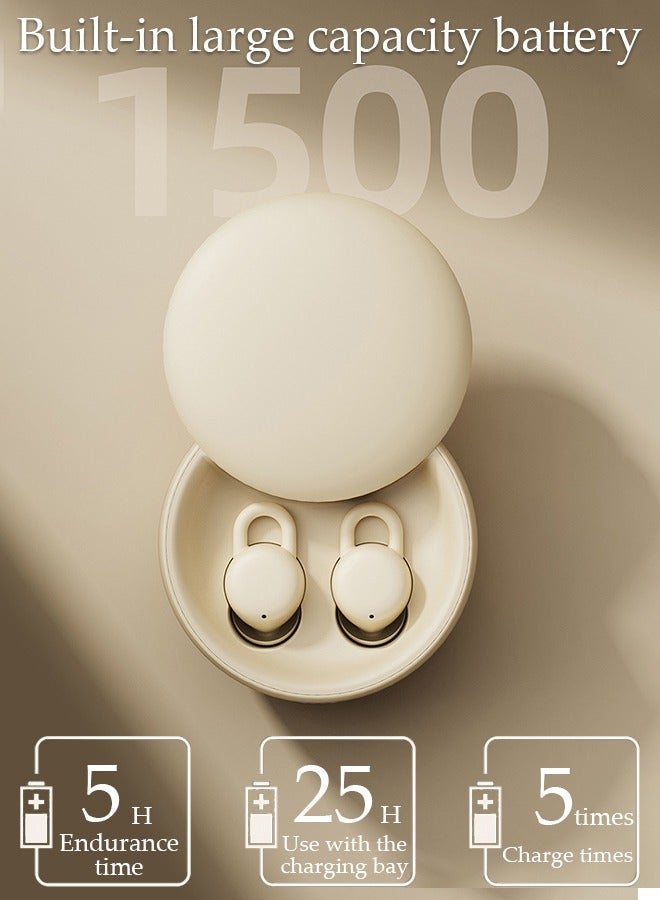 DUNISO Wireless Headphones Bluetooth 5.3 In Ear Noise-cancelling Earphones with Wireless Charging Case Portable Handle and Touch Control Sweatproof Earphones for Running Sport Gym - Image 4