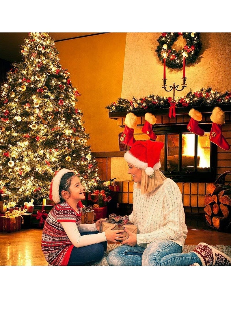 PAMEER 2-Set Fairy String Lights 3Mtr 10ft 30 LEDs Warm White AA Battery Operated LED Strip Light for Christmas Diwali EID Ramadan Wedding Birthday Party Home Decoration Single Mode Battery Box Button ON OFF  - Image 3