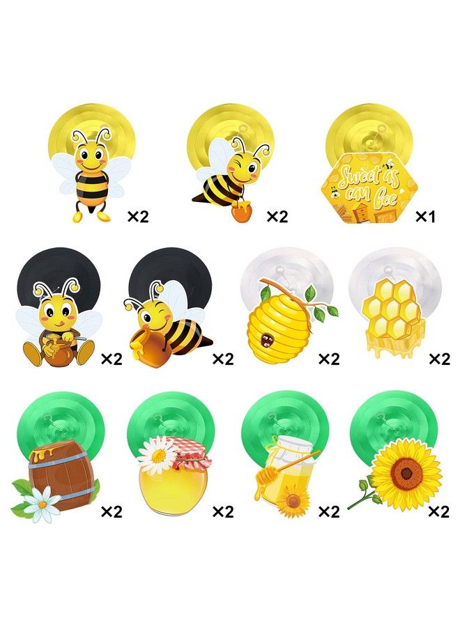 Outus 30 Pieces Bee Hanging Swirl Decorations Yellow Black Sweet As Can Honey Bee Birthday Party Foil Ceiling For Bee Birthday Party Gender Reveal Party Baby Shower Supplies - Image 5