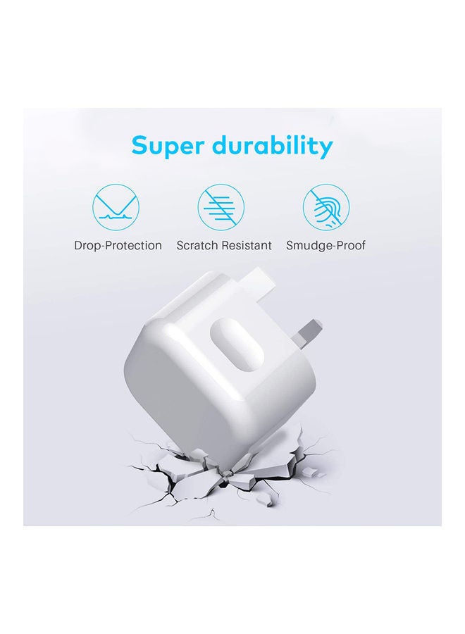 NIBEMINENT USB-C 20W Fast Charging Adapter White - Image 2