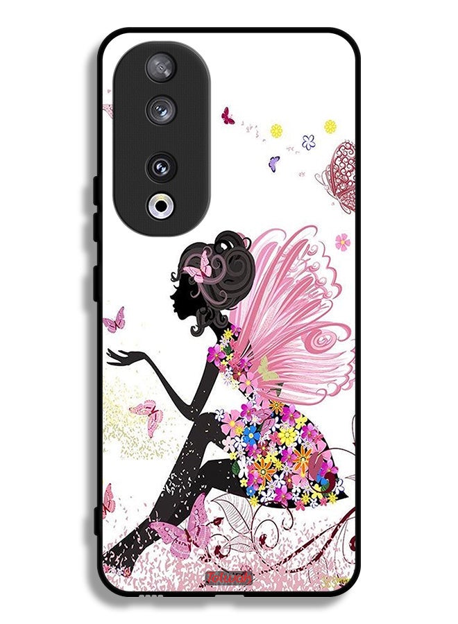 Tolwak Honor 90 Protective Case Cover Butterfly Girl Artwork - Image 1