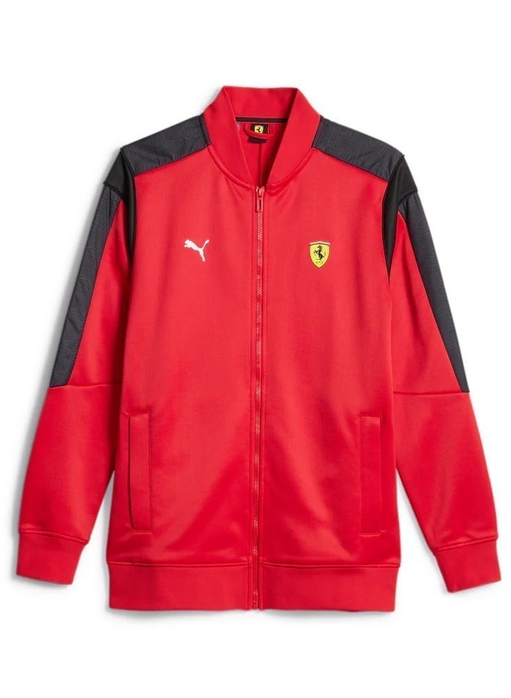 Scuderia Ferrari Race MT7 Track Jacket in Rosso Corsa - Image 1