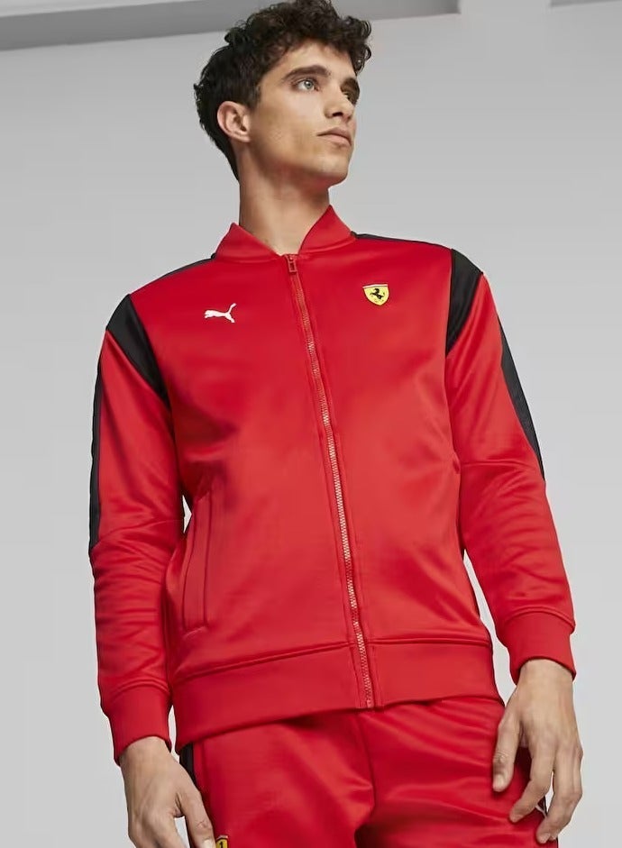 Scuderia Ferrari Race MT7 Track Jacket in Rosso Corsa - Image 3