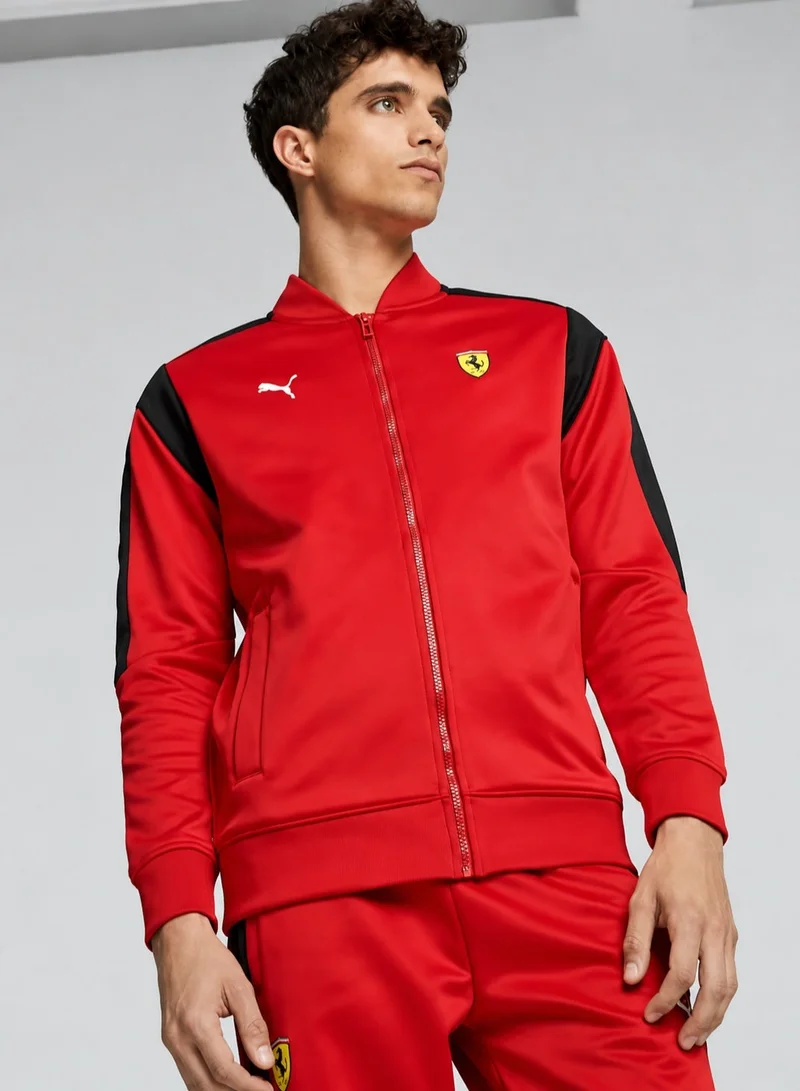 Scuderia Ferrari Scuderia Ferrari Race MT7 Track Jacket in Rosso Corsa