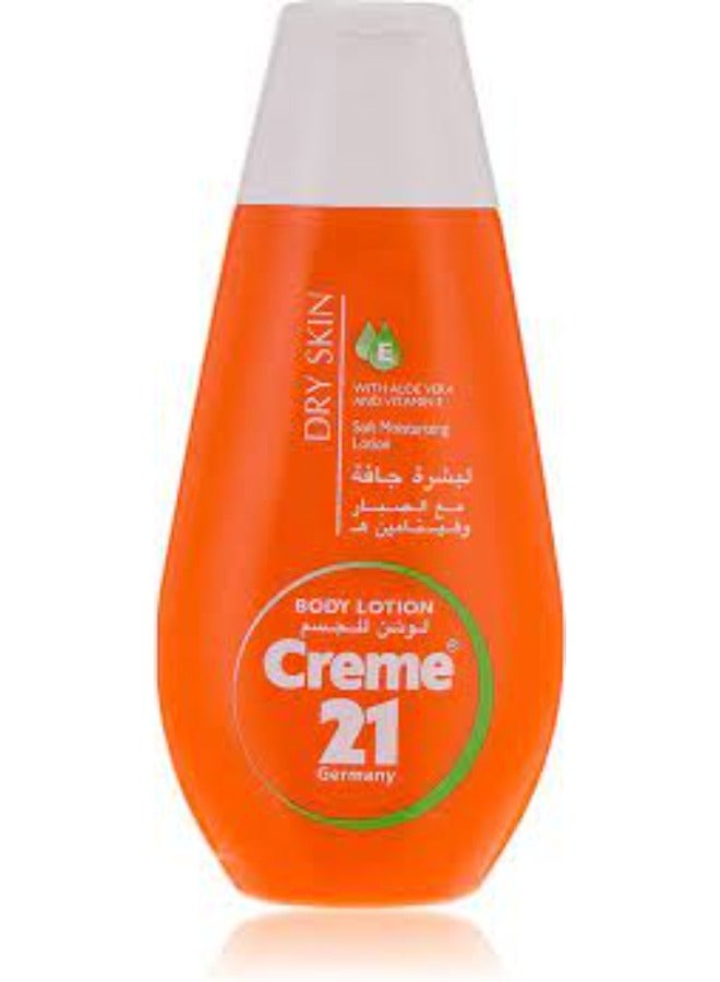 Body Lotion Dry Skin With Aloe Vera And Vitamin E 250 ml