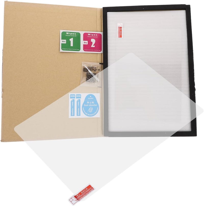 2pcs .8-inch Tempered Glass Screen Protector Ebook Tempered Screen Film Compatible with Paperwhite Ereader for Travel and Daily Use - Image 1