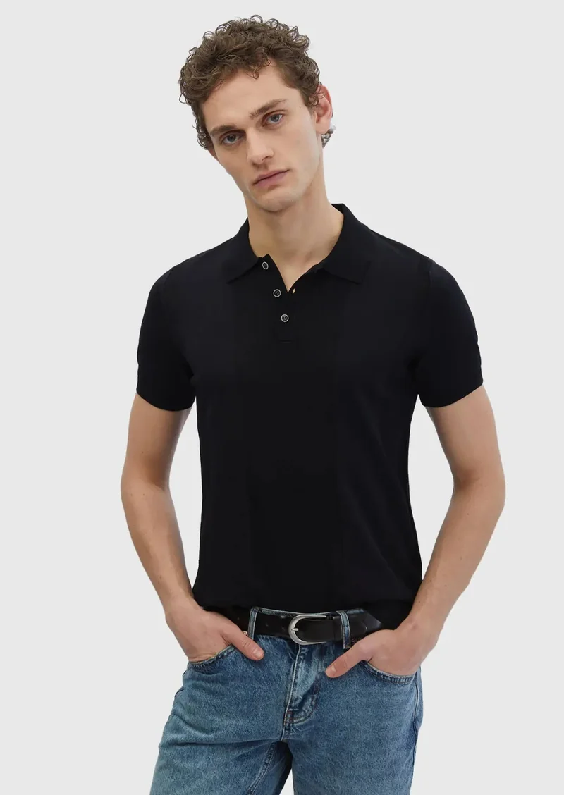 RAMSEY Black Knitwear