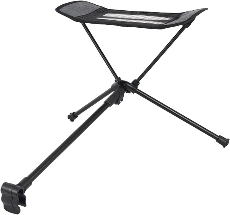klarako Lightweight Folding Chair Footrest, Solid Anti slip Foldable Camping Fishing Chair Footstool, Outdoor Patio Seat Feet Legs Rest Bracket Stool - Image 1