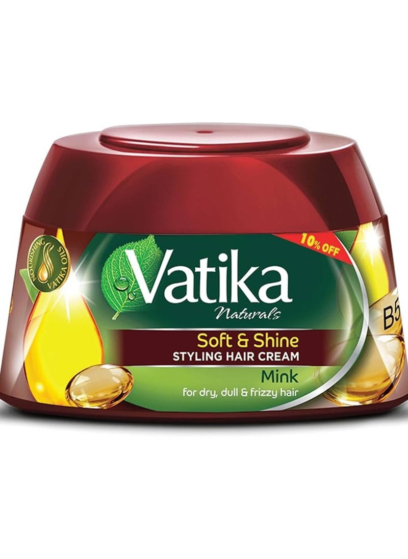 VATIKA Vatika Naturals Soft & Shine Styling Hair Cream Mink 210 ML 