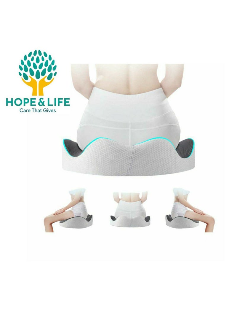 Hope And Life - Medical memory foam seat cushion to support the lower back and spine and relieve hemorrhoid pain from Amal and Hayat - Image 1