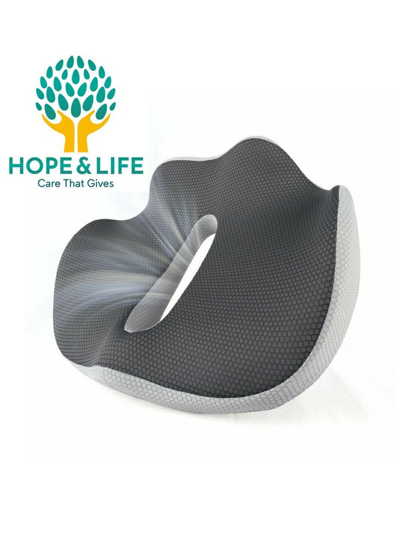 Hope And Life Medical memory foam seat cushion to support the lower back and spine and relieve hemorrhoid pain from Amal and Hayat  - Image 4