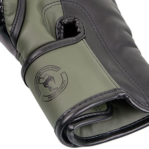Venum Elite Boxing Gloves - Khaki/Black - Image 5