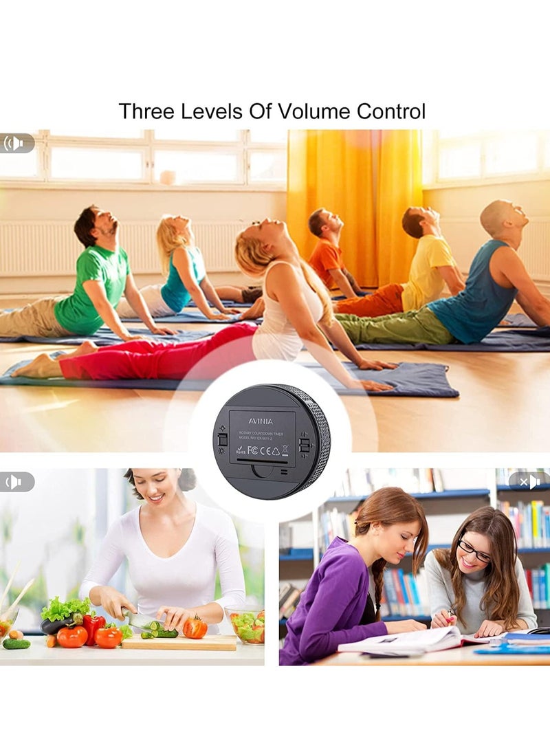 Digital Kitchen Timers, Visual timers Large LED Display Magnetic Countdown Countup Timer for Classroom Cooking Fitness Baking Studying Teaching, Easy for Kids and Seniors - Image 5