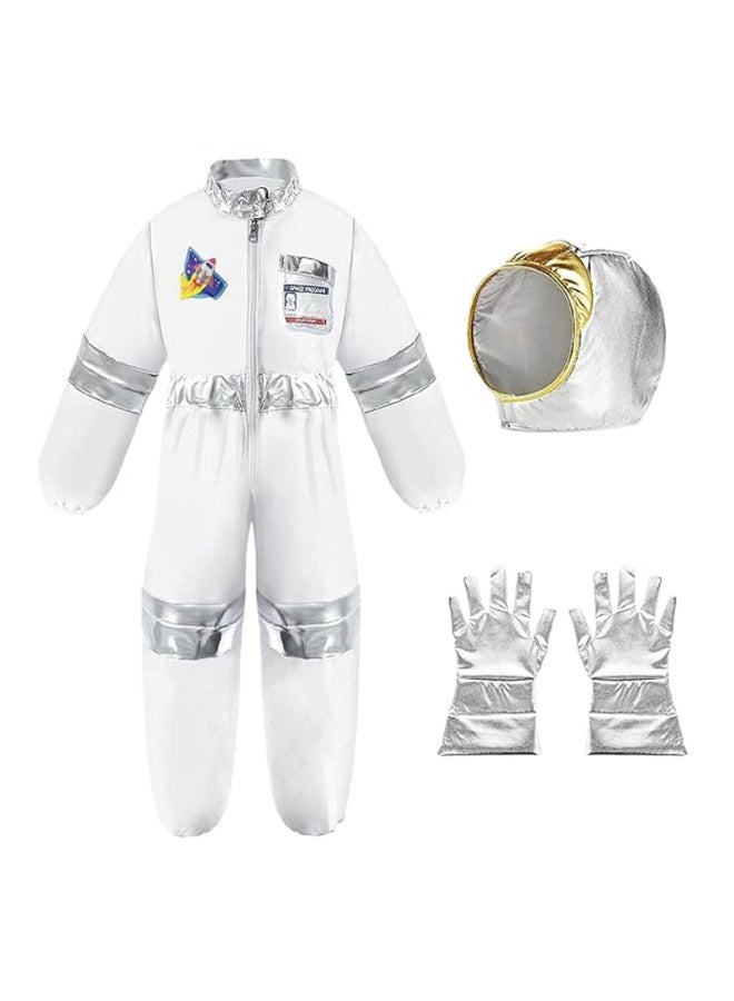 Astronaut Costume for Kids Boys Girls | Space Pilot Cosplay Outfit | Pretend Play Dress Up Costume for Halloween, Parties and Birthday Gifts - Image 1