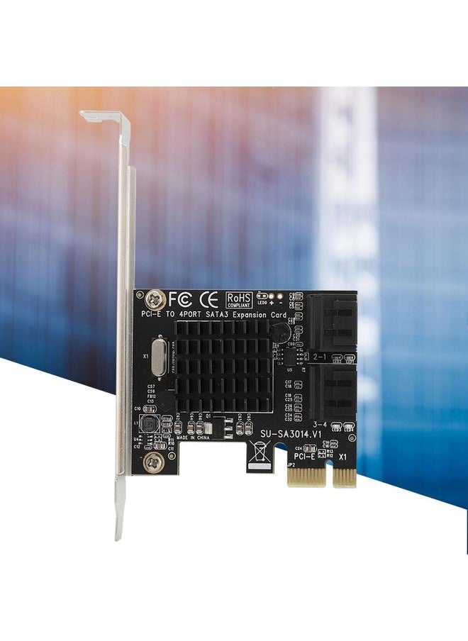 Thoraya PCI-E to 4-port SATA6G Interface Expansion Card Adapter Card for Windows XP/Vista/7/8  - Image 5