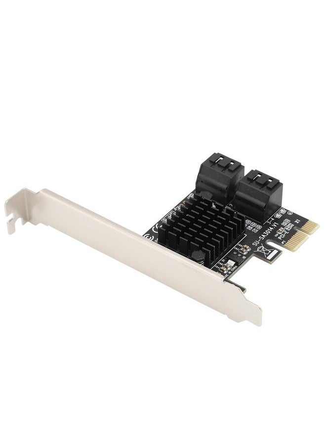 Thoraya PCI-E to 4-port SATA6G Interface Expansion Card Adapter Card for Windows XP/Vista/7/8  - Image 2