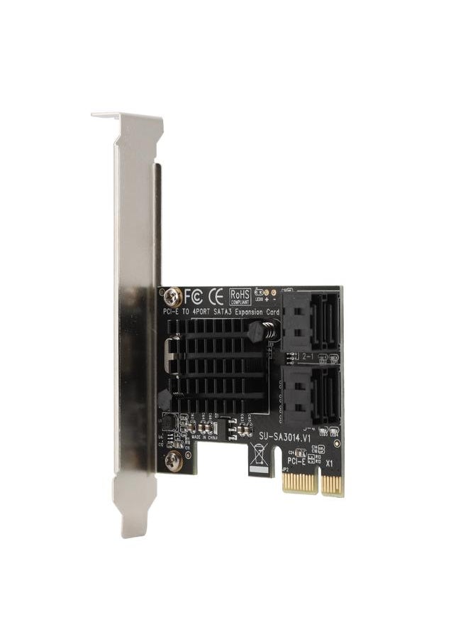 Thoraya PCI-E to 4-port SATA6G Interface Expansion Card Adapter Card for Windows XP/Vista/7/8  - Image 4