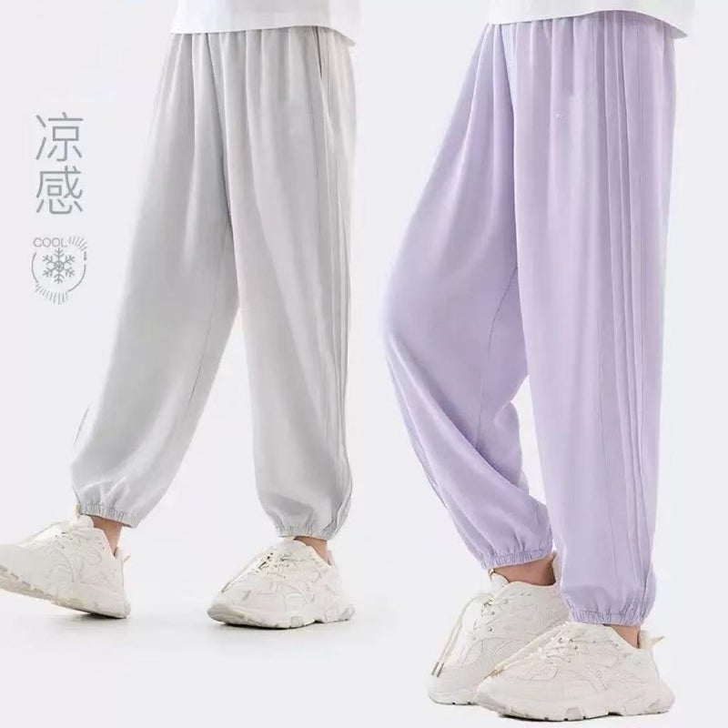 Girls' Pants Summer Thin Children'S Anti-Mosquito Pants Big Children'S Ice Silk Quick-Dry Sports Pants Children'S Clothing - Image 3