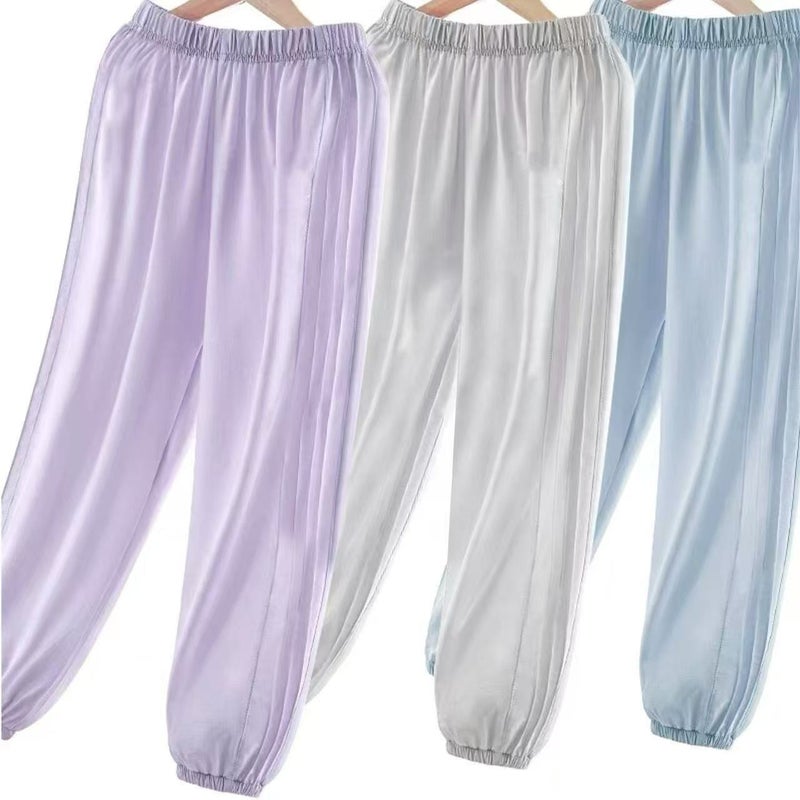 Girls' Pants Summer Thin Children'S Anti-Mosquito Pants Big Children'S Ice Silk Quick-Dry Sports Pants Children'S Clothing - Image 2