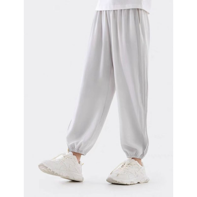 Girls' Pants Summer Thin Children'S Anti-Mosquito Pants Big Children'S Ice Silk Quick-Dry Sports Pants Children'S Clothing - Image 1