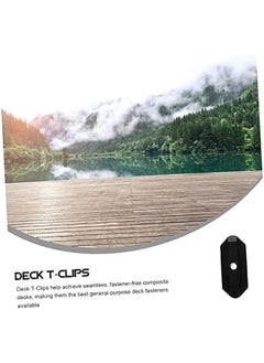 Generic 100pcs Deck Fastening Clip Decking Narrow Gap Deck Fasteners Plastic t Clips Hidden Deck Fasteners Deck Spacers Plastic Deck Clips Metal Clips and Fasteners Camouflage Abs  - Image 3