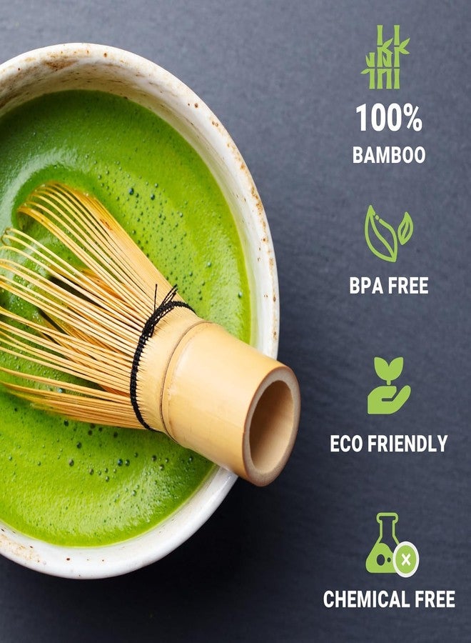 minitul Bamboo Matcha Whisk 80/100/120 Prong, Traditional Japanese Chasen Matcha Stirrer -Authentic Japanese Bamboo Whisk for Matcha Tea,Pack of 1 - Image 3