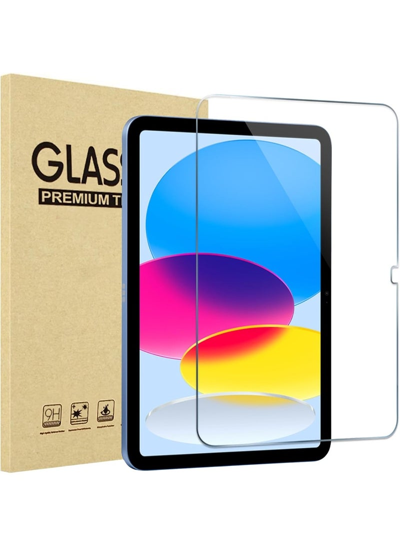 1 Piece Screen Protector for iPad 10th Generation 10.9 Inch 2022 – 9H Tempered Glass Protective Film, Clear HD Anti-Scratch Screen Protector for iPad 10th Gen 10.9" Tablet - Image 1