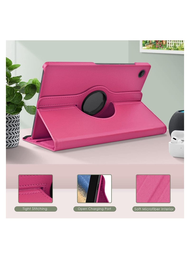 SmartGrist Galaxy Tab A8 Case 10.5 inch,Auto Sleep/Wake 360° Rotating Stand Folio Leather Case - Image 4
