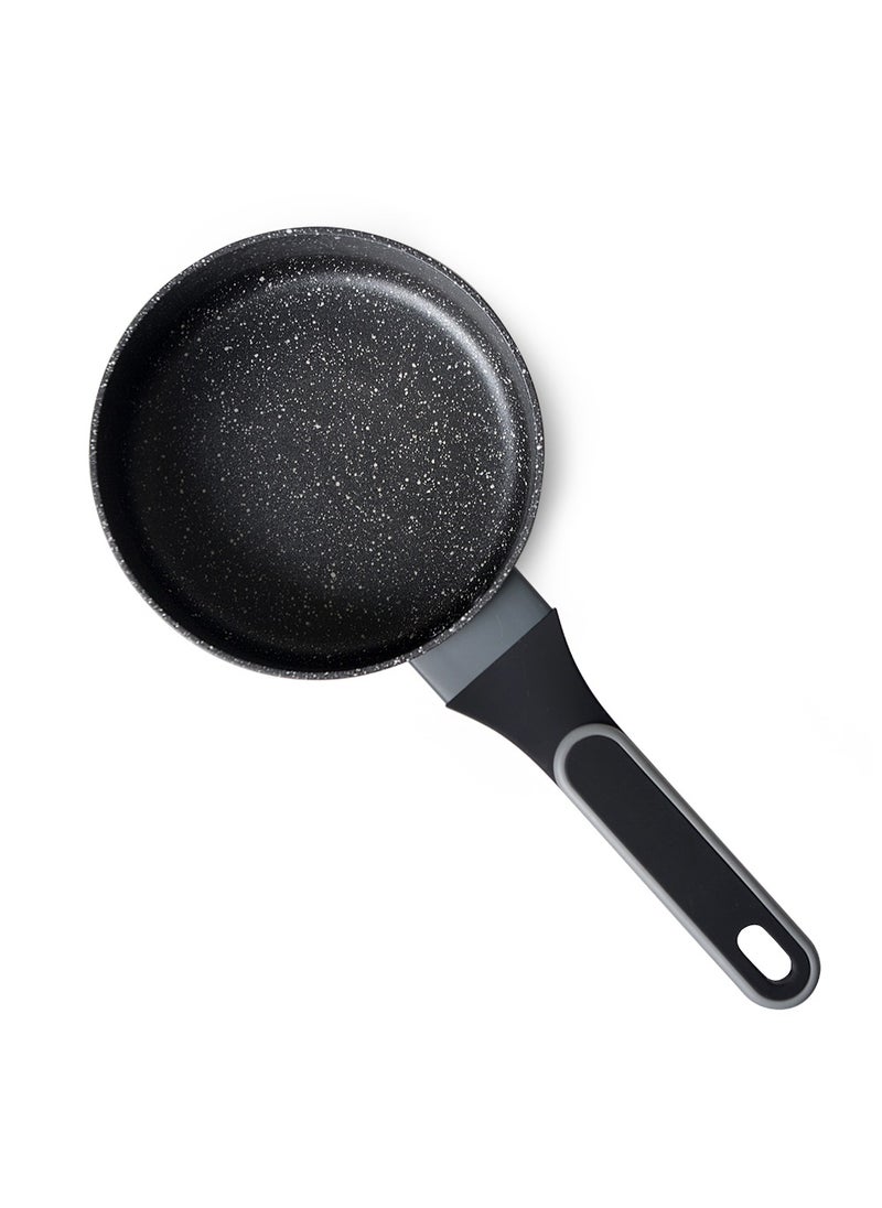 Fissman - Saucepan 1.4L with Glass Lid, TouchStone Non-Stick Coating Aluminum Saucepan 16x7.9cm Laura Series - Image 1