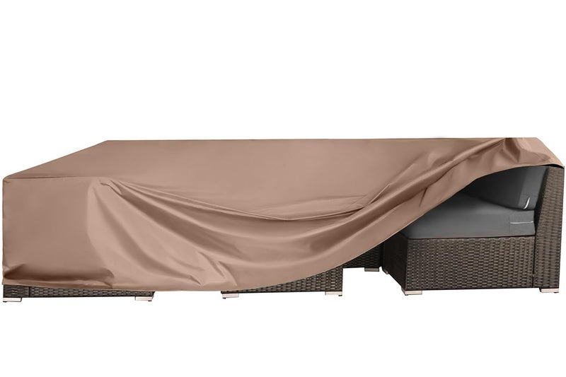 CKCLUU Patio Furniture Set Cover Outdoor Sectional Sofa Set Covers Outdoor Table and Chair Set Covers Water Resistant Large 315cm L x 160 cm W x 74 cm H - Image 1