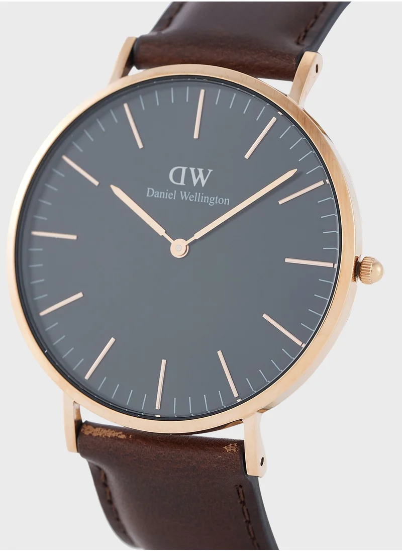 DANIEL WELLINGTON Classic Mesh Strap Analog Watch