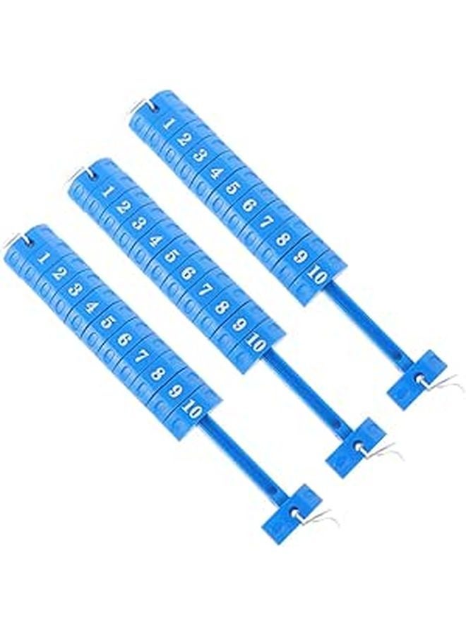 3Pcs Portable Foosball Score Counters Table Football Game Markers Black - Image 1