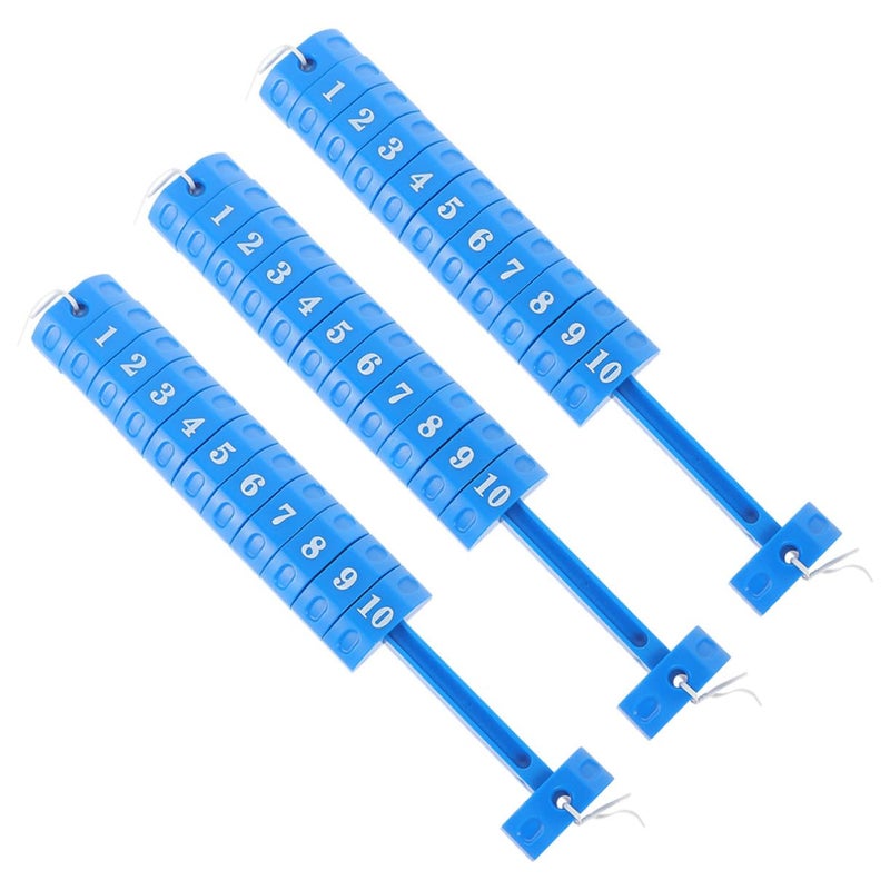 3Pcs Portable Foosball Score Counters Table Football Game Markers Black - Image 2