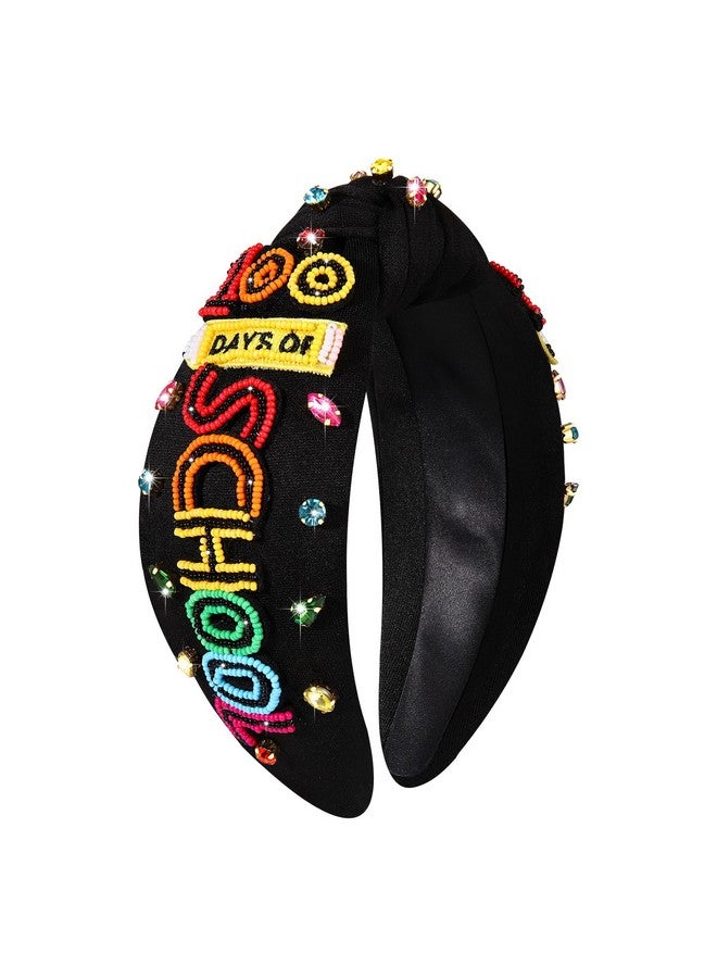 سيالكسهيني عصابة رأس للمعلمات، إكسسوارات للمعلمات، عصابة رأس من اللؤلؤ الكريستالي للنساء، قلادات كتب لطيفة، عصابة رأس مرصعة بالجواهر، هدايا تقدير للمعلمات (النمط S) - Image 1