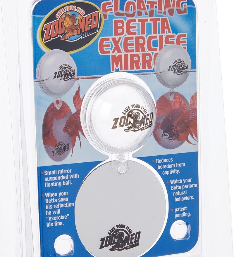 Zoo Med Floating Betta Exercise Mirror for Betta Fish Enrichment - Image 4