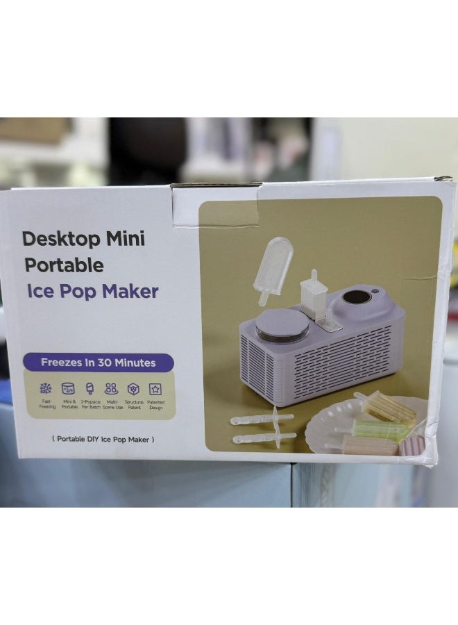Tradeo Desktop Mini Portable Ice Pop Maker – Fast-Freezing DIY Popsicle Machine for Home and Travel - Image 3
