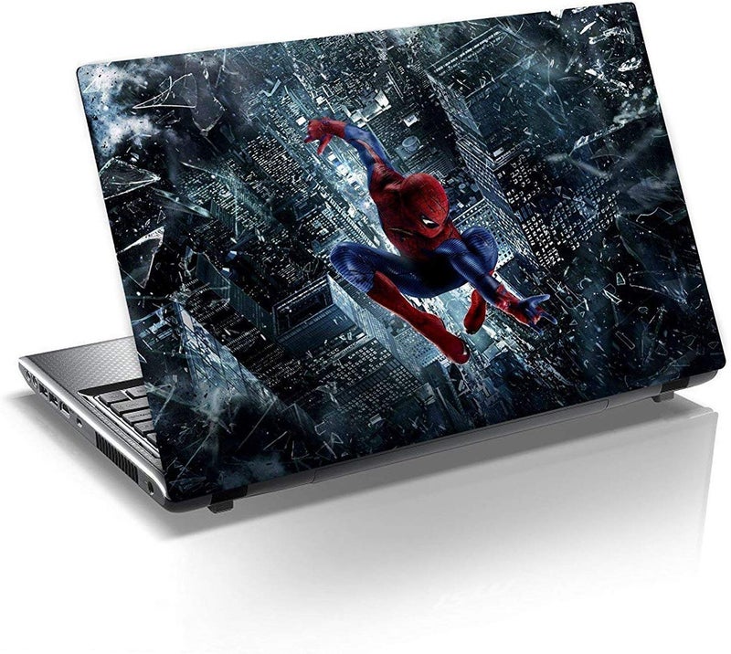 WALLTON - Spider-Man HD Quality Vinyl Laptop Skin Decal/Sticker Protector, Fits Dell, Hp, Lenovo, Toshiba, Acer, ASUS and for All Models Up to 11.6" - 15.6" Inch, Pack of 1 - Image 1