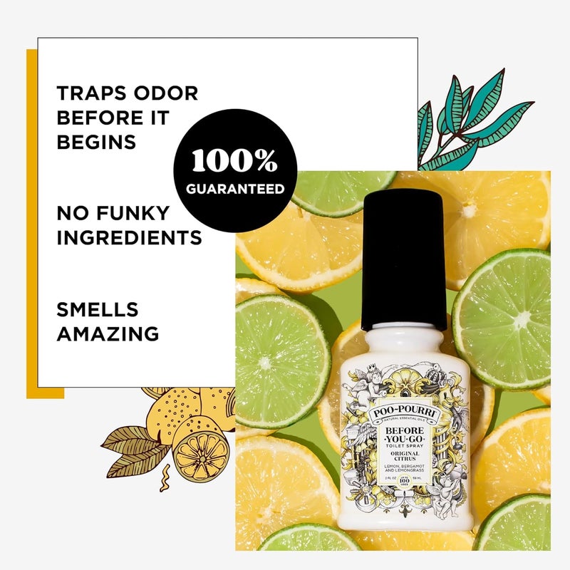 Poo-Pourri Before-You-Go Toilet Spray Bottle, Original Scent, 2 Fl Oz (Pack of 2) - Image 4