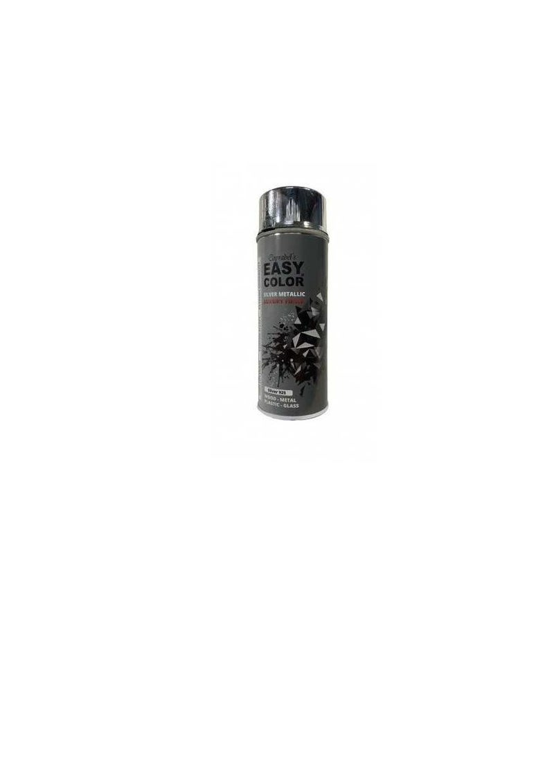 Coprabel Easy Color Silver Metallic Luxury Finishing Spray Paint - 400ml  - Image 3