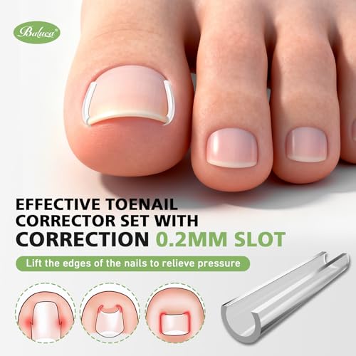 BALUCA 2025 Upgraded Ingrown Toenail Corrector Kit | Professional Ingrown Toenail Treatment & Pain Relief | Home Pedicure Tool Set with Breathable Corrector Strips & Toenail Tools - Image 3