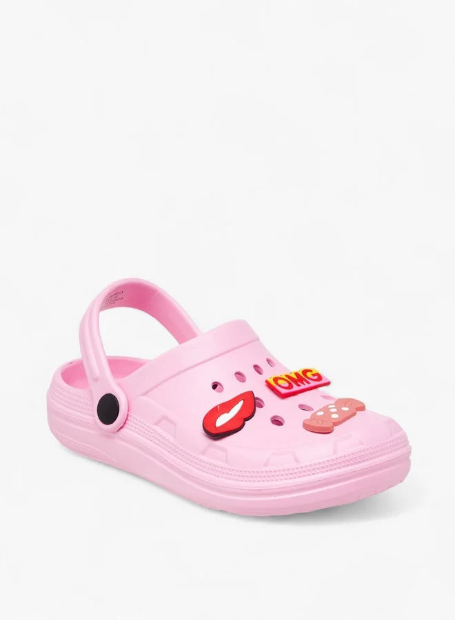 Flora Bella By Shoexpress Candy Accent Clogs with Backstrap