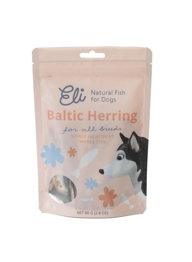 Eli Baltic Herring 2.8 oz - Naturals Premium Dog Treats, Whole Fish, Rich in Protein & Omega 3, Grain Free, Single Ingredient, Hypoallergenic, Gluten Free, Air Dried, Training Treat - Image 1